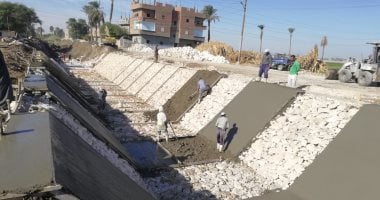 حماية البنية التحتية بوادي العمراني الغربي (أ) من أخطار السيول – محافظة أسيوط.