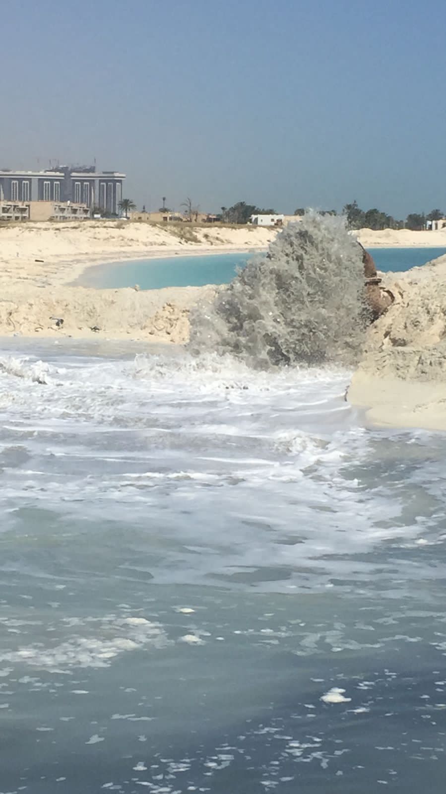   تنفيذ اعمال البحيرات الغربية والجنوبية بالجزء الجنوبي الغربي لمدينة العلمين الجديدية