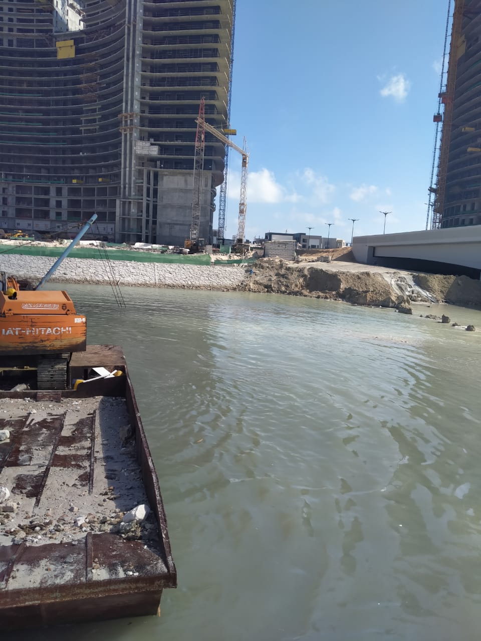   تنفيذ اعمال البحيرات الغربية والجنوبية بالجزء الجنوبي الغربي لمدينة العلمين الجديدية